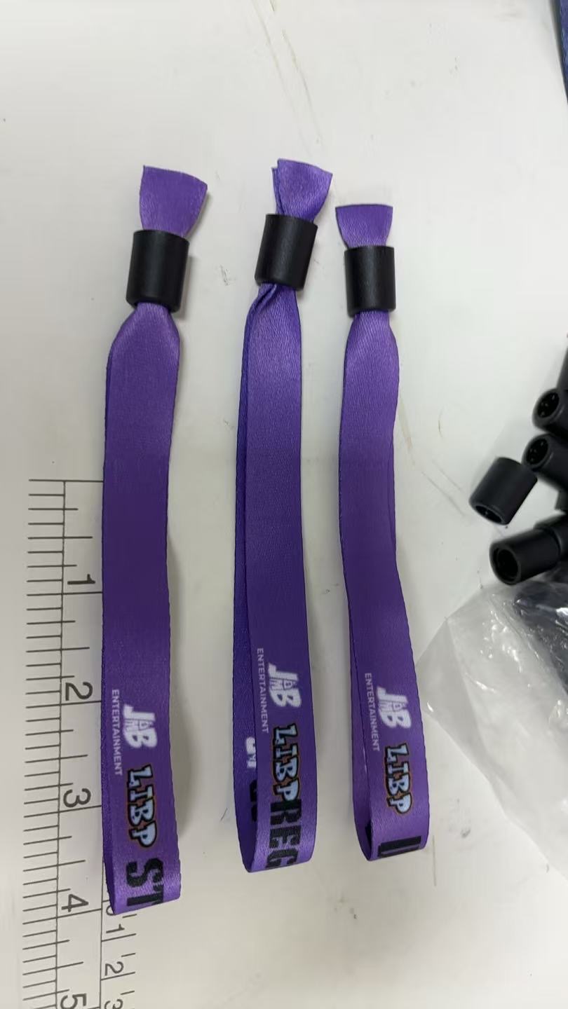 Fabric Wristbands — Pack of 300